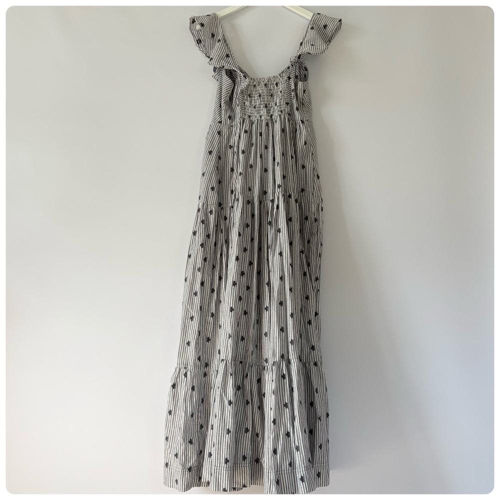 NWT Anthropologie Pilcro Flutter-Sleeve Tiered Midi Dress, S - Picture 13 of 16